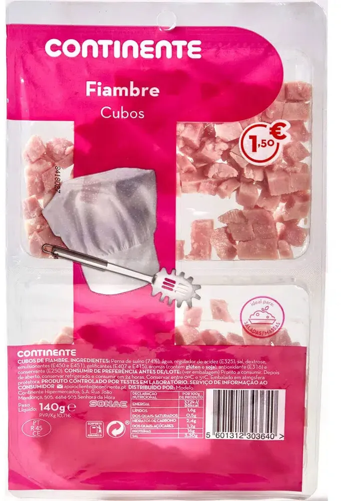 Fiambre Cubos