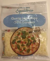 Queijo para Pizza -30% Gordura Mozzarella
