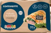 Folhado de Salmão e Espinafres