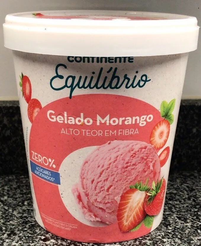 Gelado Morango Equilíbrio