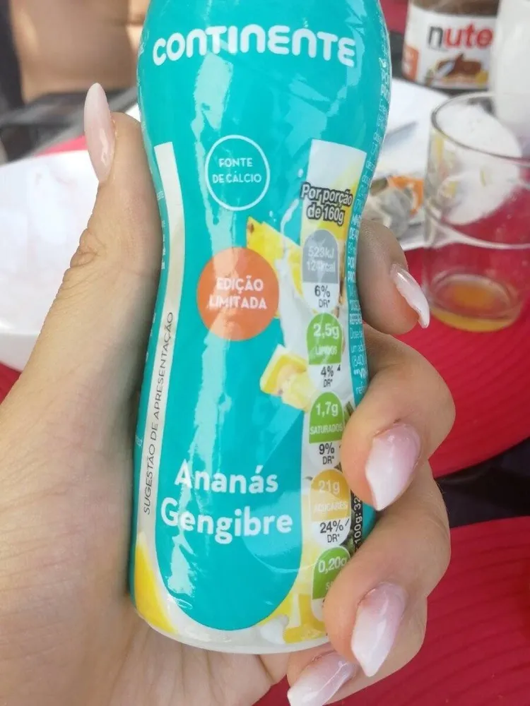 yaourt à boire ananas gingembre