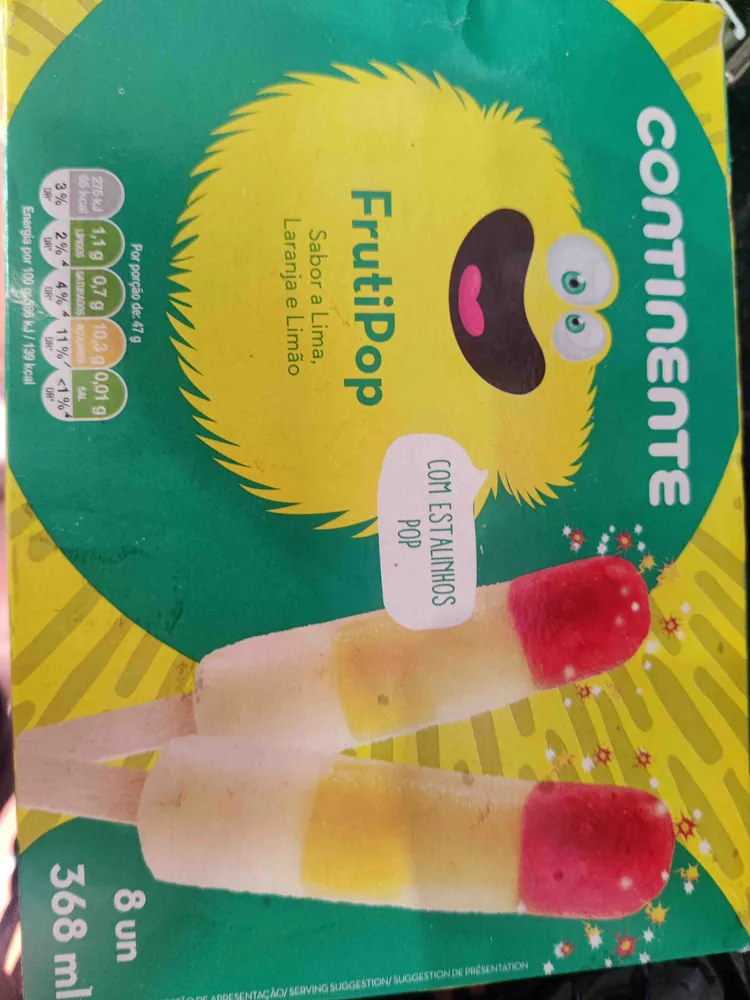 Frutipop gelado