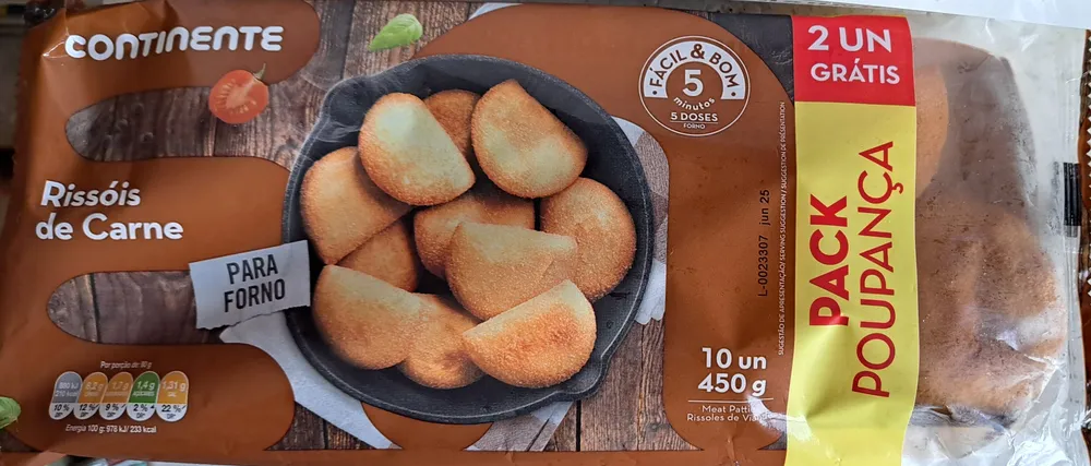 Rissóis de Carne