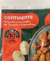Gnocchi com molho de Tomate e Espinafre