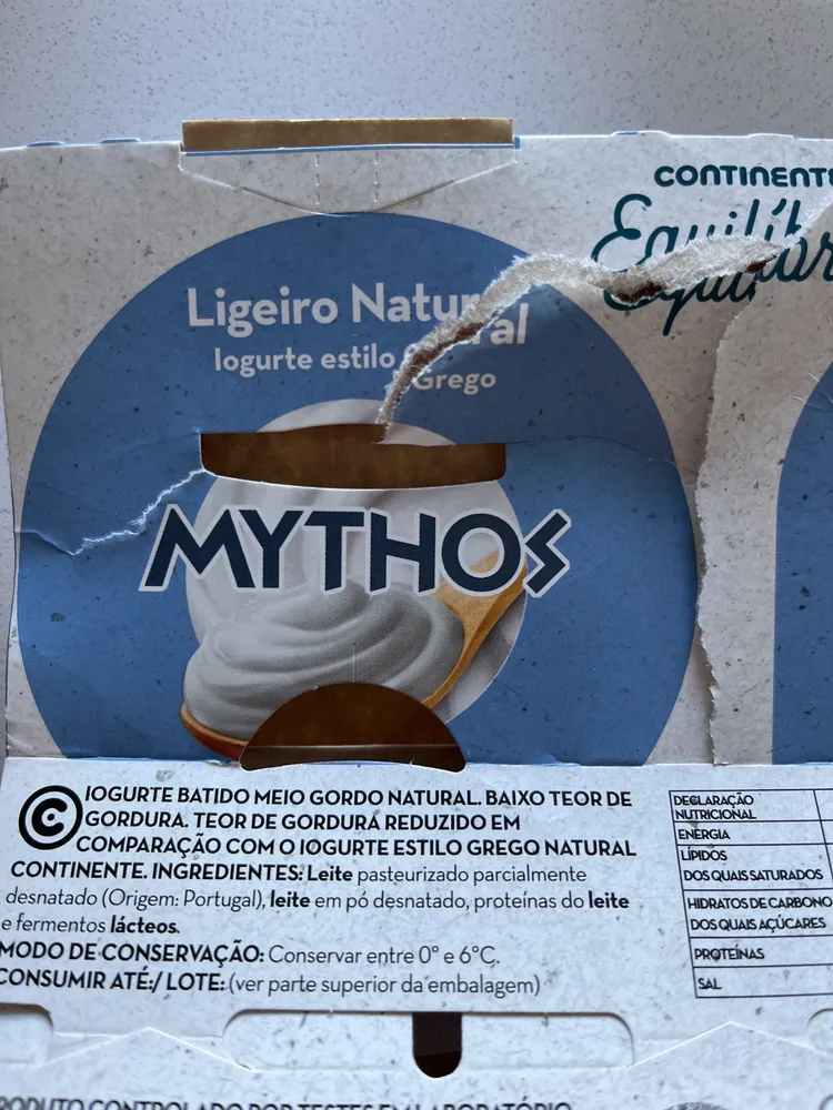 Iogurte Grego Natural Ligeiro