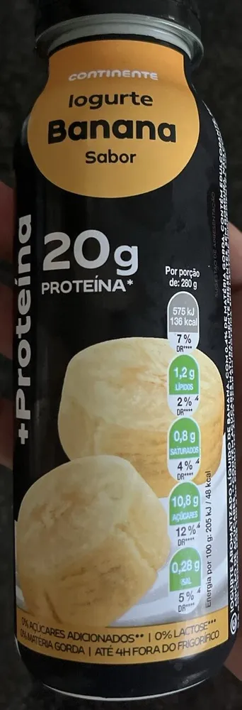Iogurte Banana Sabor +Proteína