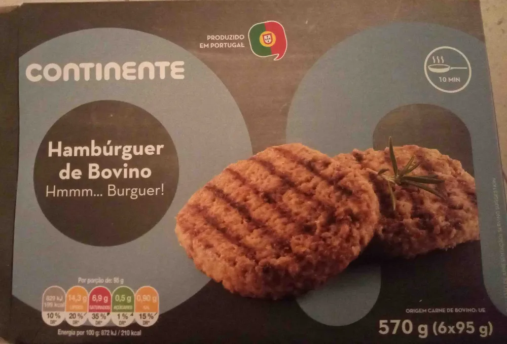Hambúrguer de Bovino