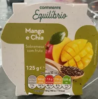Sobremesa com fruta-Manga e Chia
