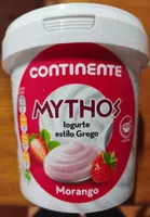 Mythos iogurte estilo grego morango