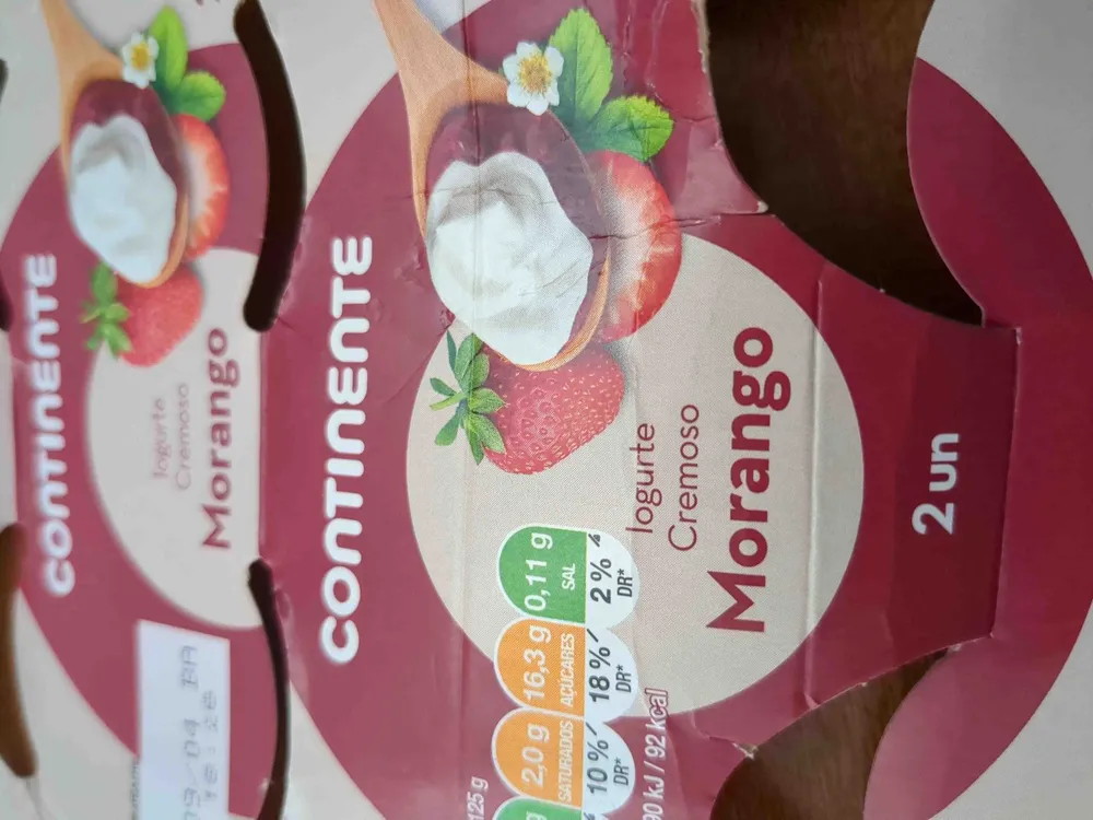 Iogurte Cremoso Morango