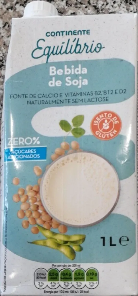 Bebida de soja zero