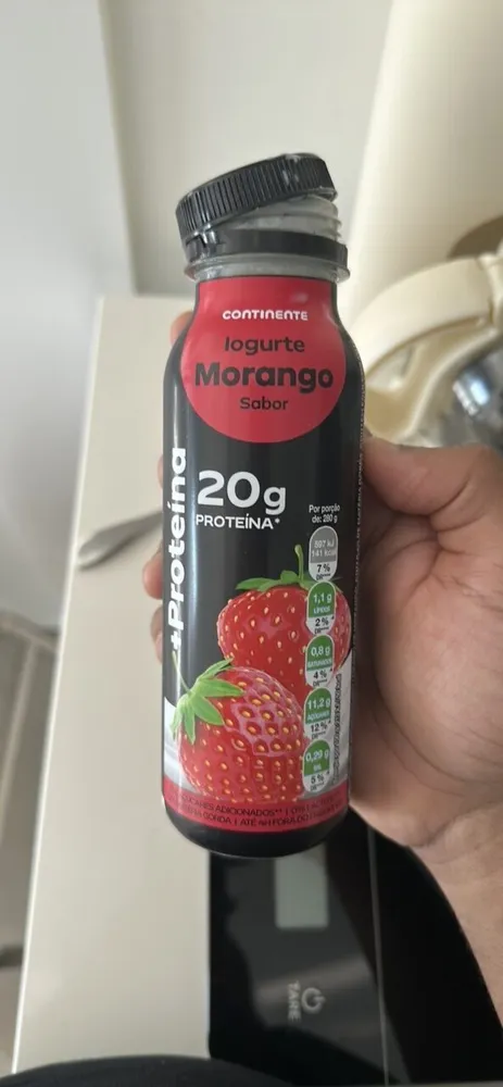 Iogurte Morango Sabor +Proteína