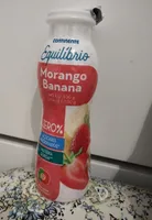 Iogurte líquido Morango Banana zero%