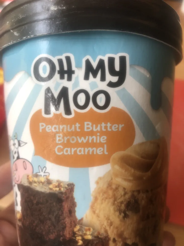 Penut butter brownie caramel