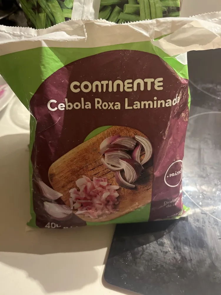 Cebola Roxa Laminada Ultra congelada