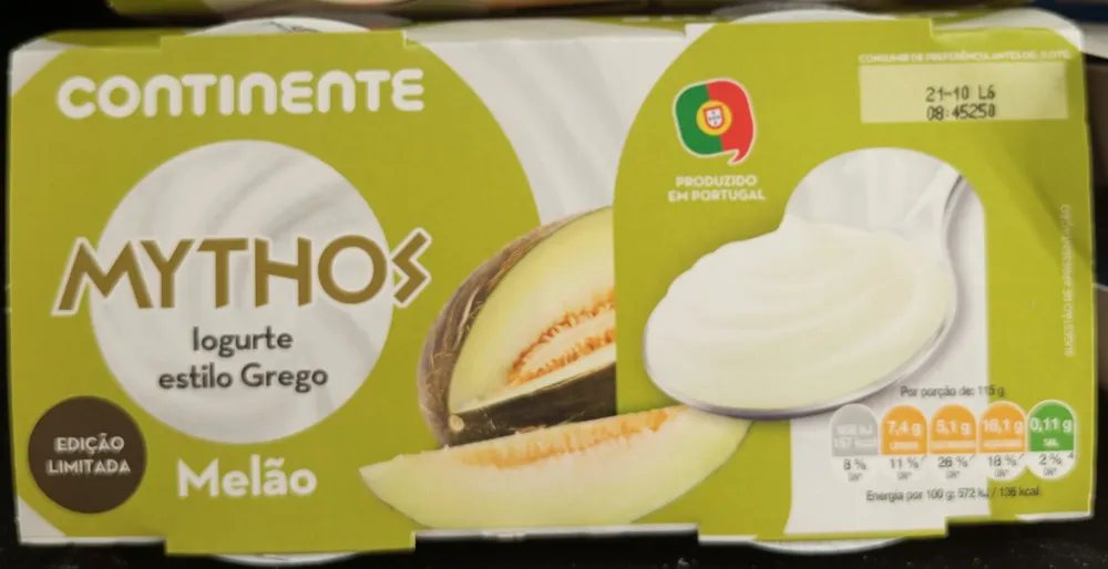 Mythos Iogurte estilo Grego Melão