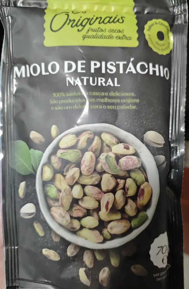 Miolo de Pistáchio Natural