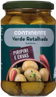 Azeitona Verde Retalhada Piripiri e Erva