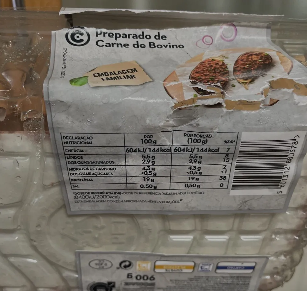Preparado de Carne de Bovino