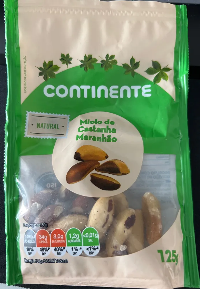 Miolo de Castanha Maranhão