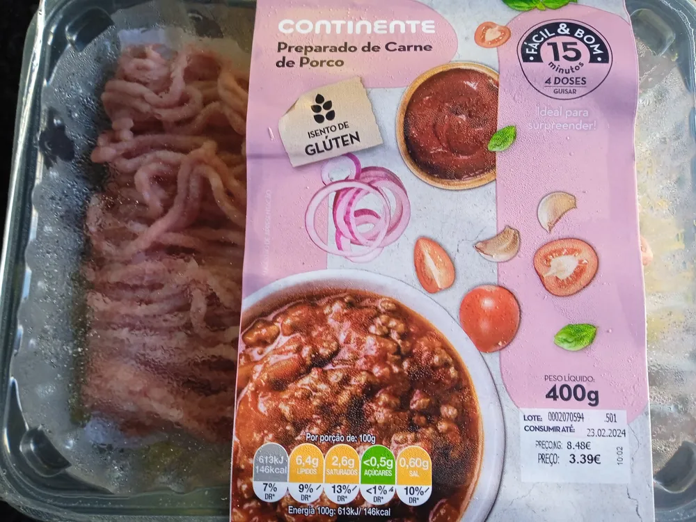Preparado de Carne de Porco