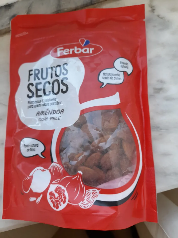 Frutos secos Amêndoa com pele