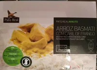 Arroz basmati com caril de frango