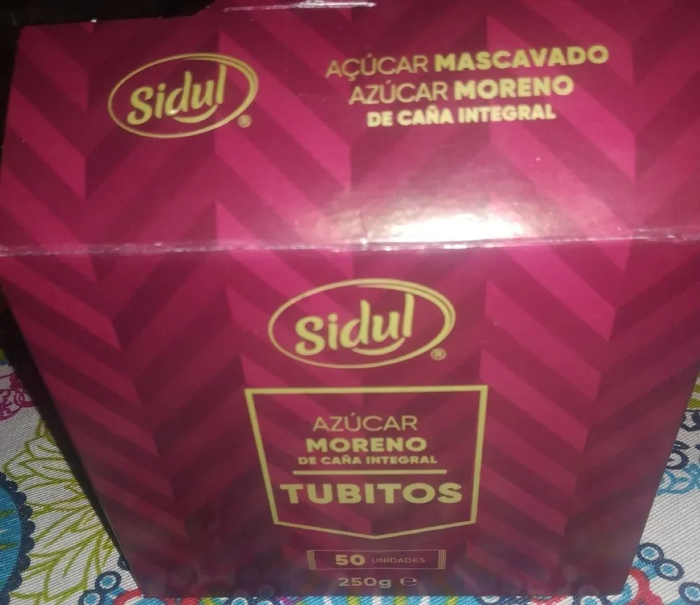 Azúcar moreno tubitos