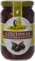 Oliven Azeitonas pretas inteiras ao natural