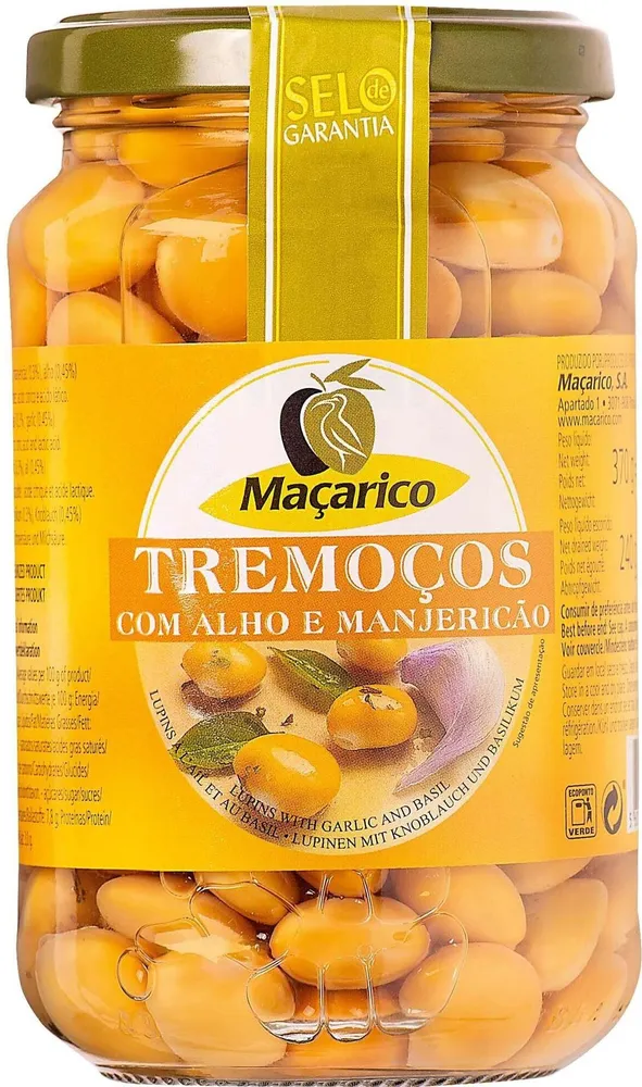 Tremoço com Alho e Manjericão