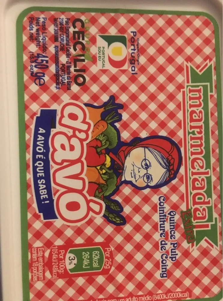 Marmelada d'avó