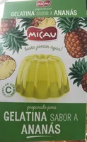 Gelatina sabor a ananas