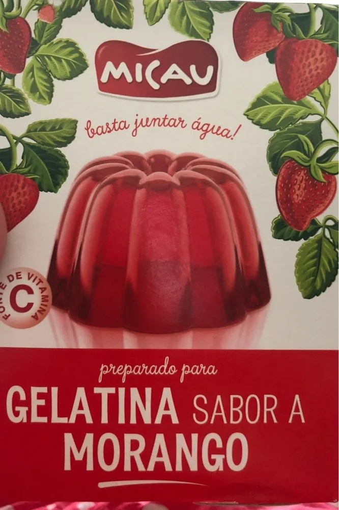 Gelatina Micau Morango
