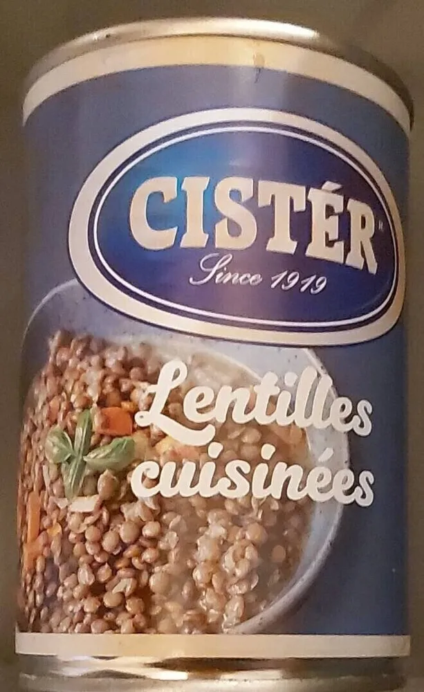 Lentilles cuisinées