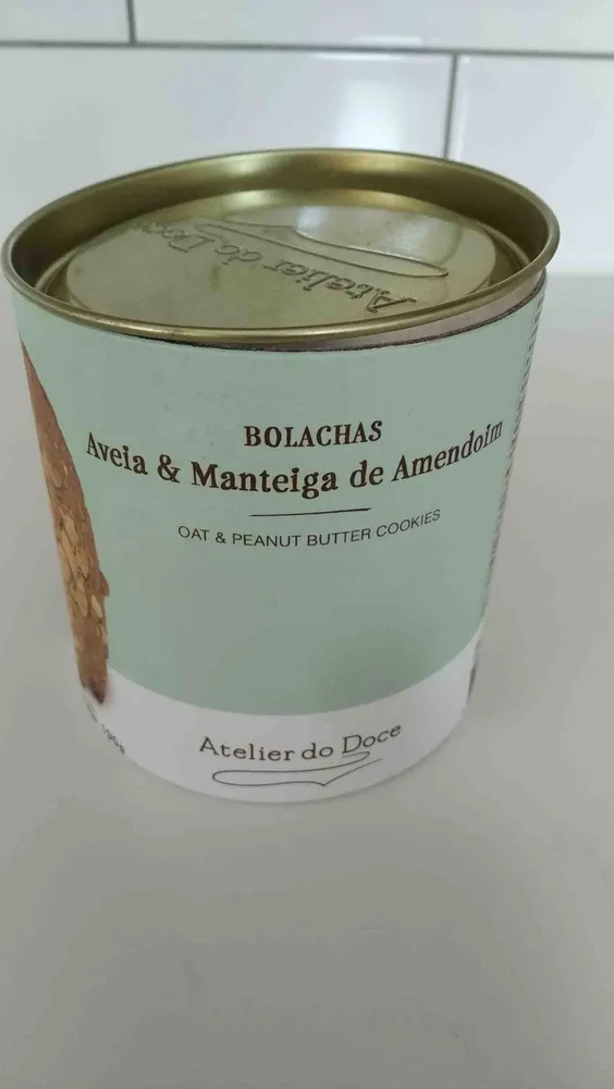 Bolachas aveia & amendoim