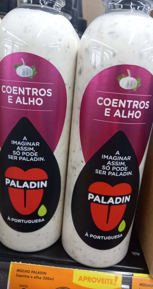 Molho Coentro e Alho Paladin 250 ml