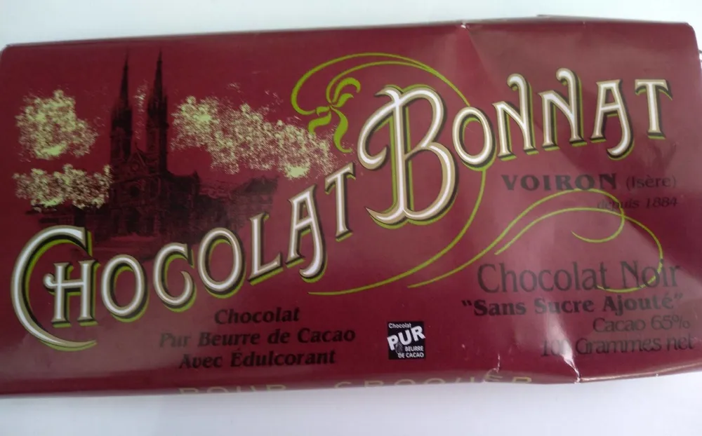 Chocolat noir sans sucre ajouté