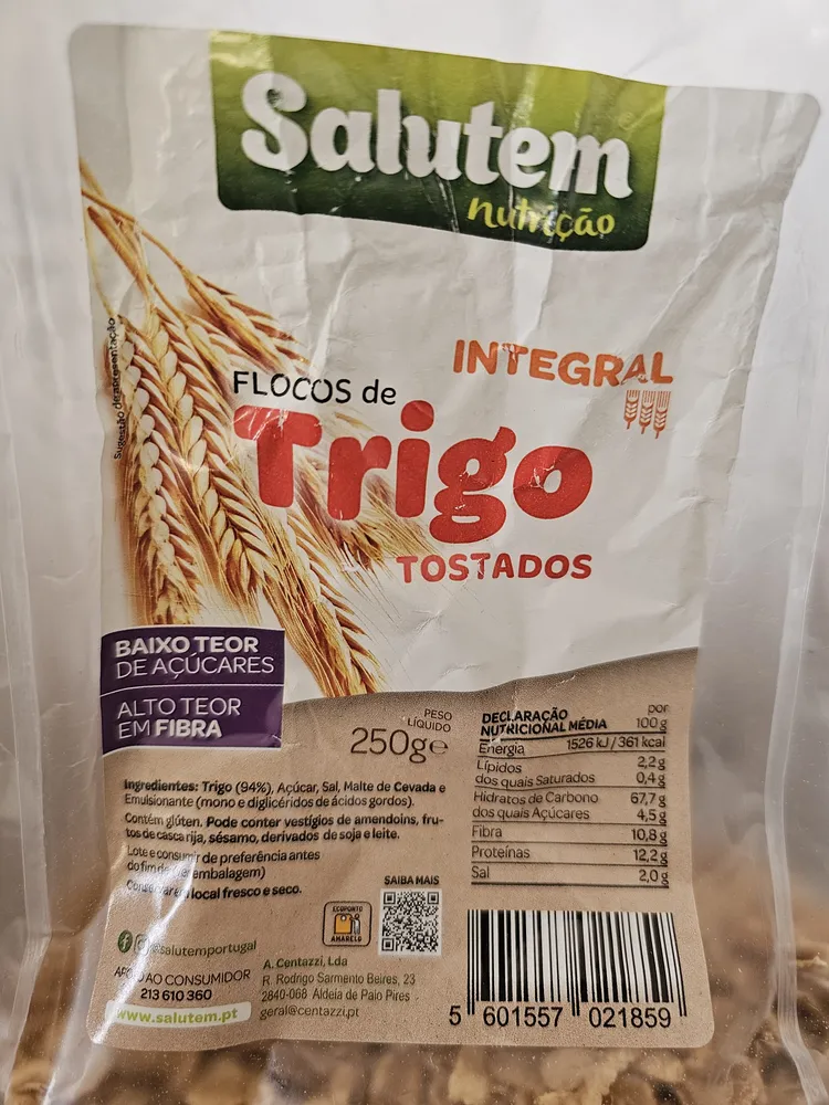 Flocos de Trigo Tostados