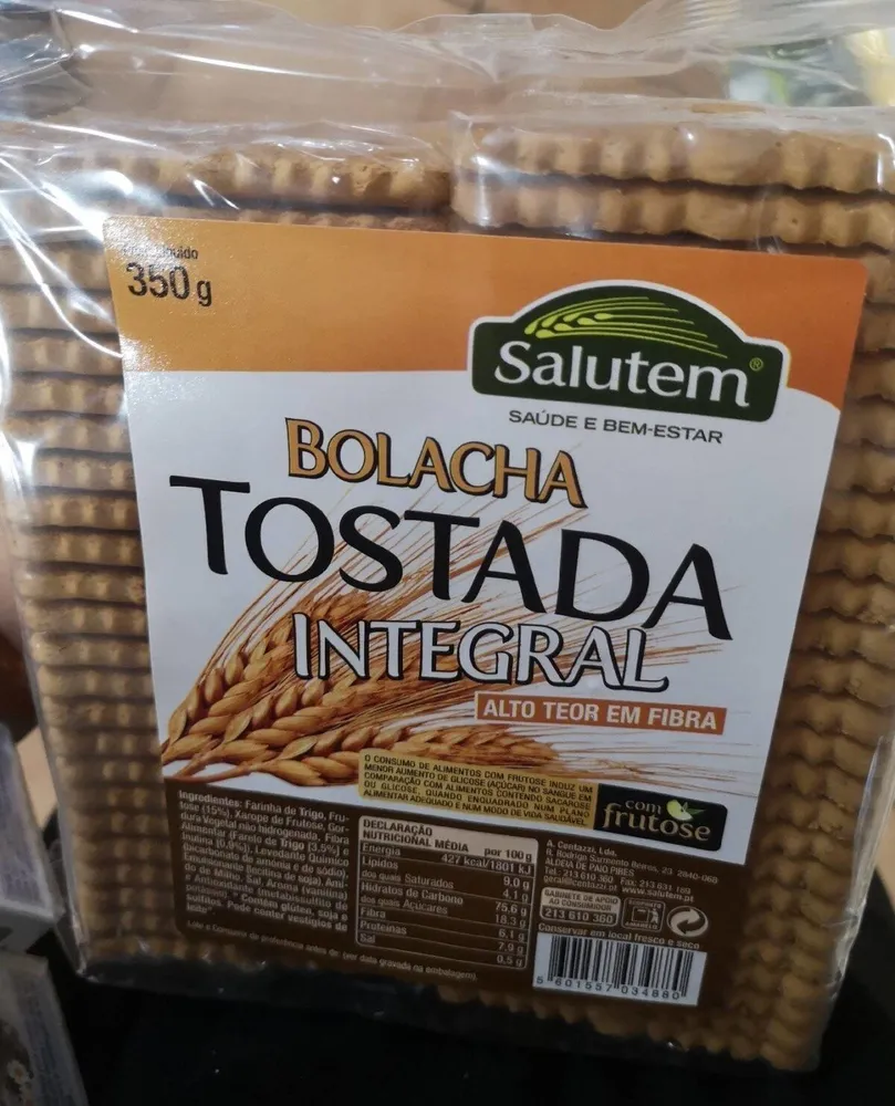 Bolacha Tostada Integral