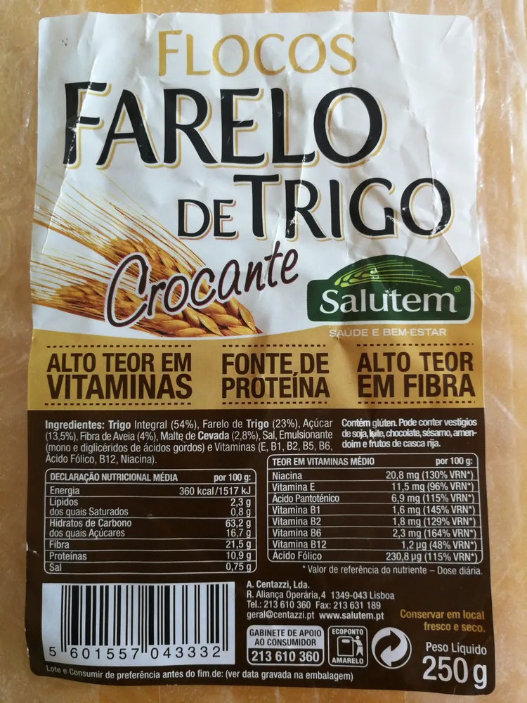 Flocos Farelo de Trigo