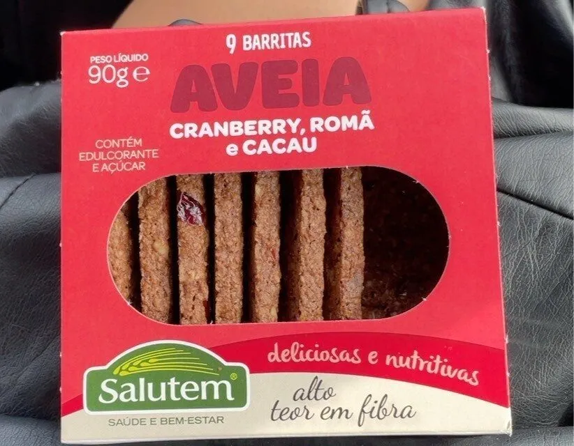 AVEIA Cranberry, Romã e cacau