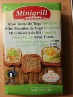 Mini biscottes de trigo integrales