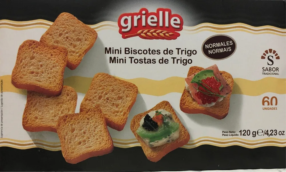 Biscotes de trigo