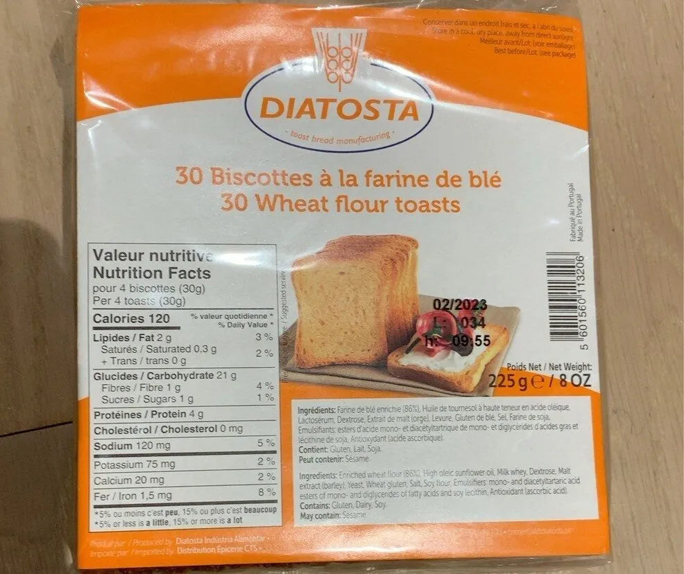 Wheat Flour Toasts