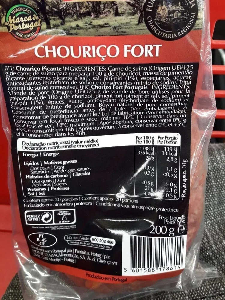 Chouriço fort