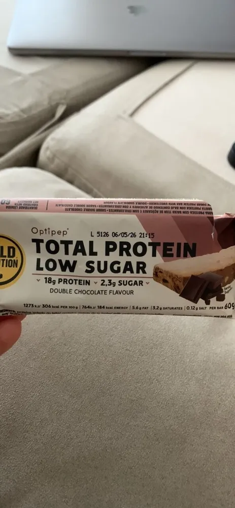 Barrita proteica low sugar