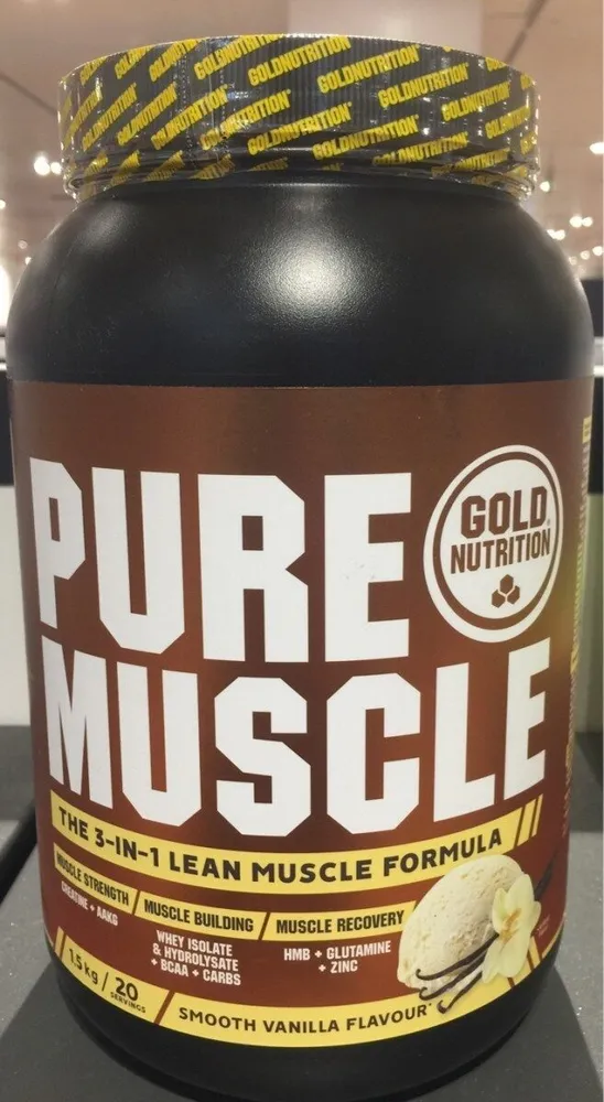 Pure muscle smooth vanilla
