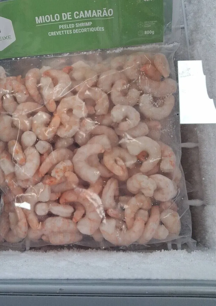 Miolo de camarao