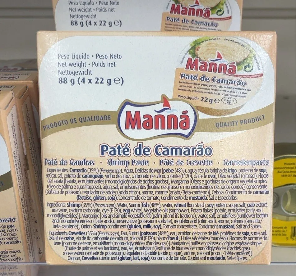 Paté de camarao