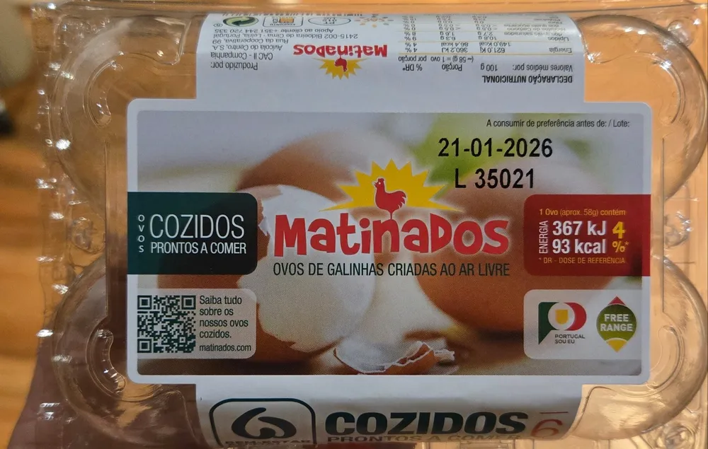 Ovos de galinhas criadas ao ar livre